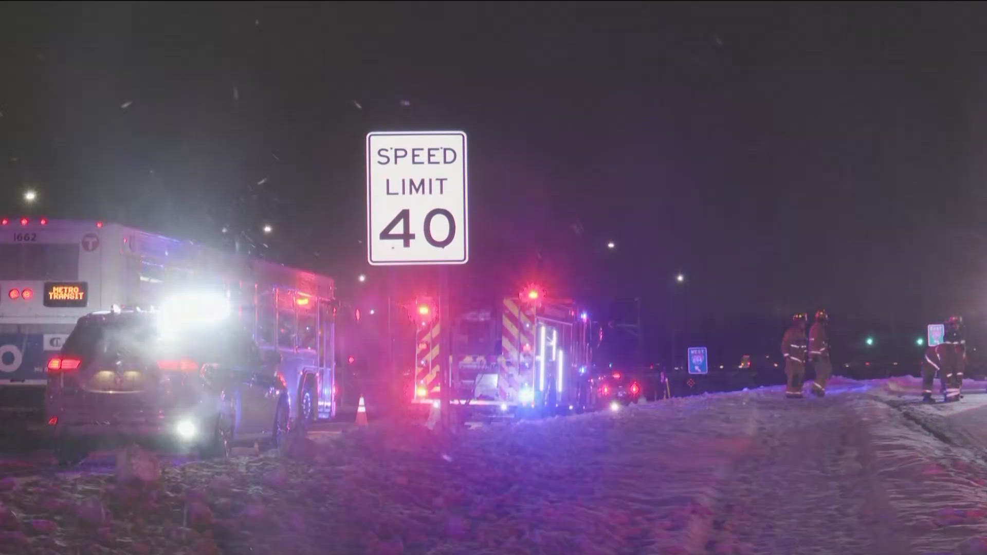  Firefighters extinguished the flames by 6:30 a.m. at The Estates in Fridley.