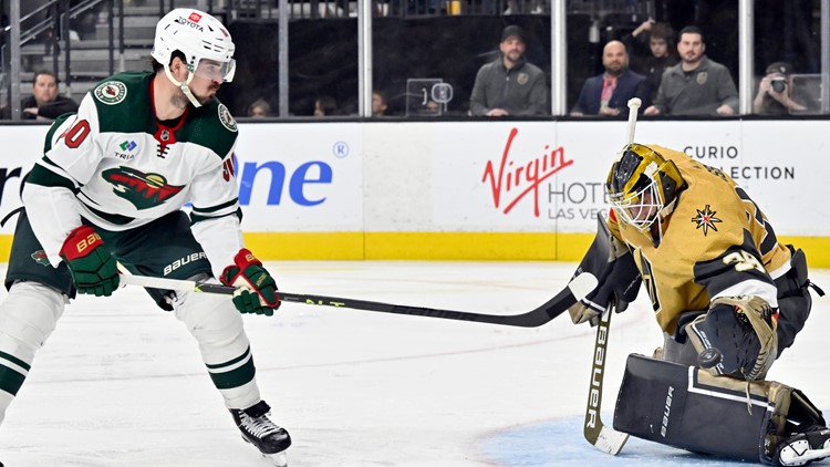 Wild fall to Golden Knights 4-1 in battle of division leaders