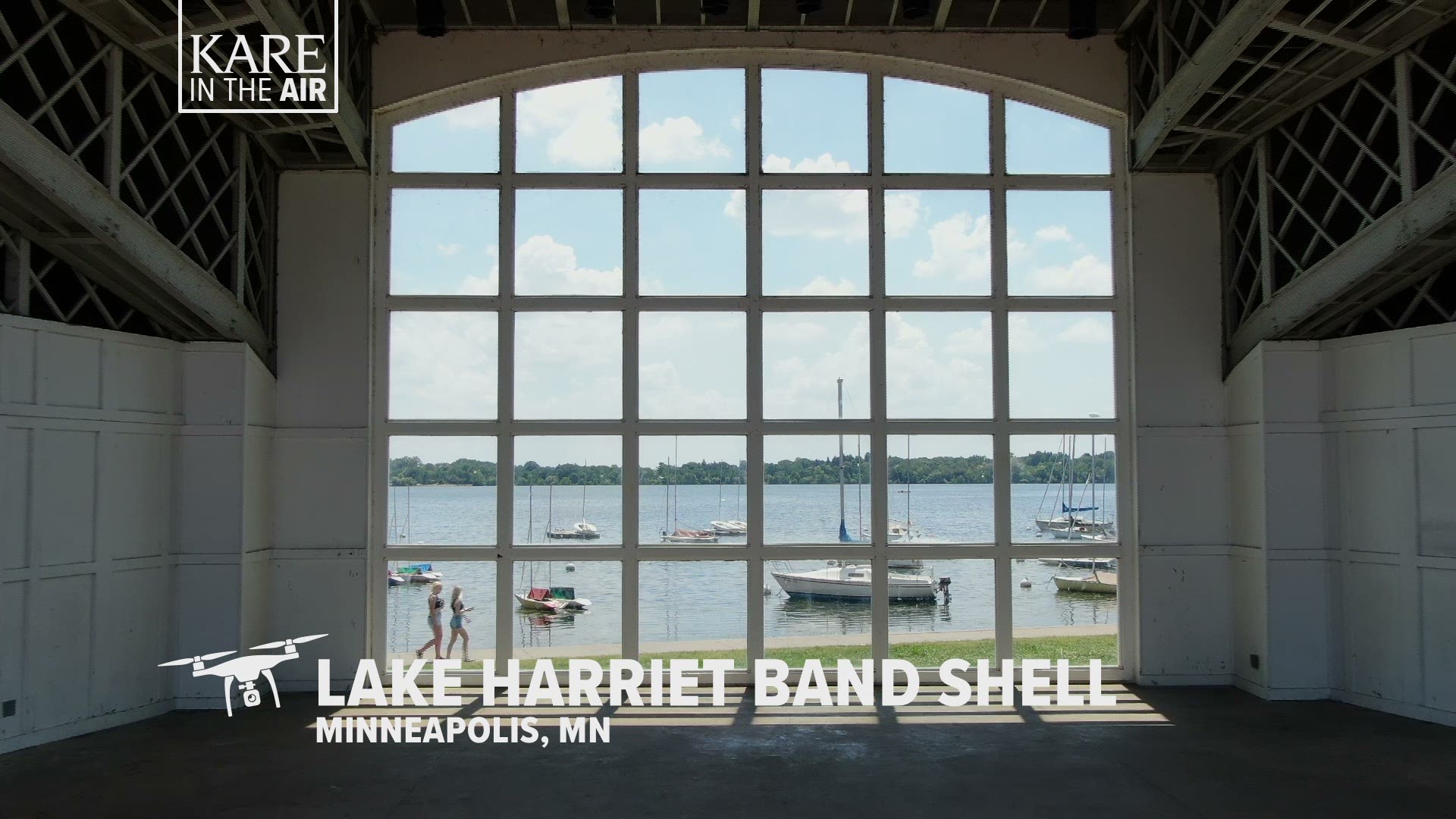 In the latest installment of KARE in the Air we fly our drone over the Lake Harriet Bandshell, a cultural icon that endured a serious run of bad luck.
