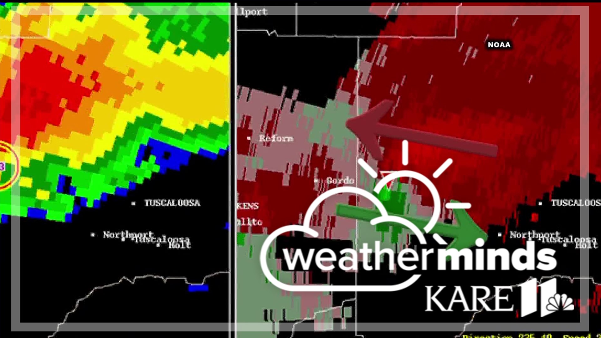 Meteorologist Jamie Kagol explains how Doppler radar can detect severe weather events like tornadoes.