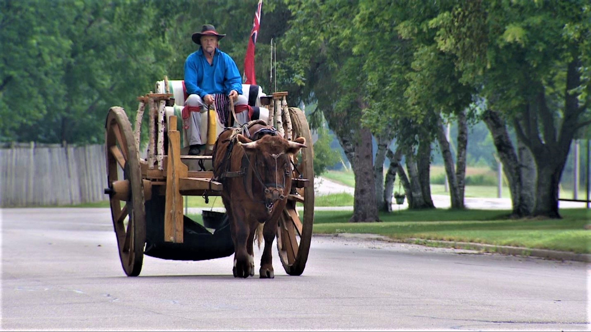 Terry Doerksen is retracing the old Red River Ox Cart Trail.