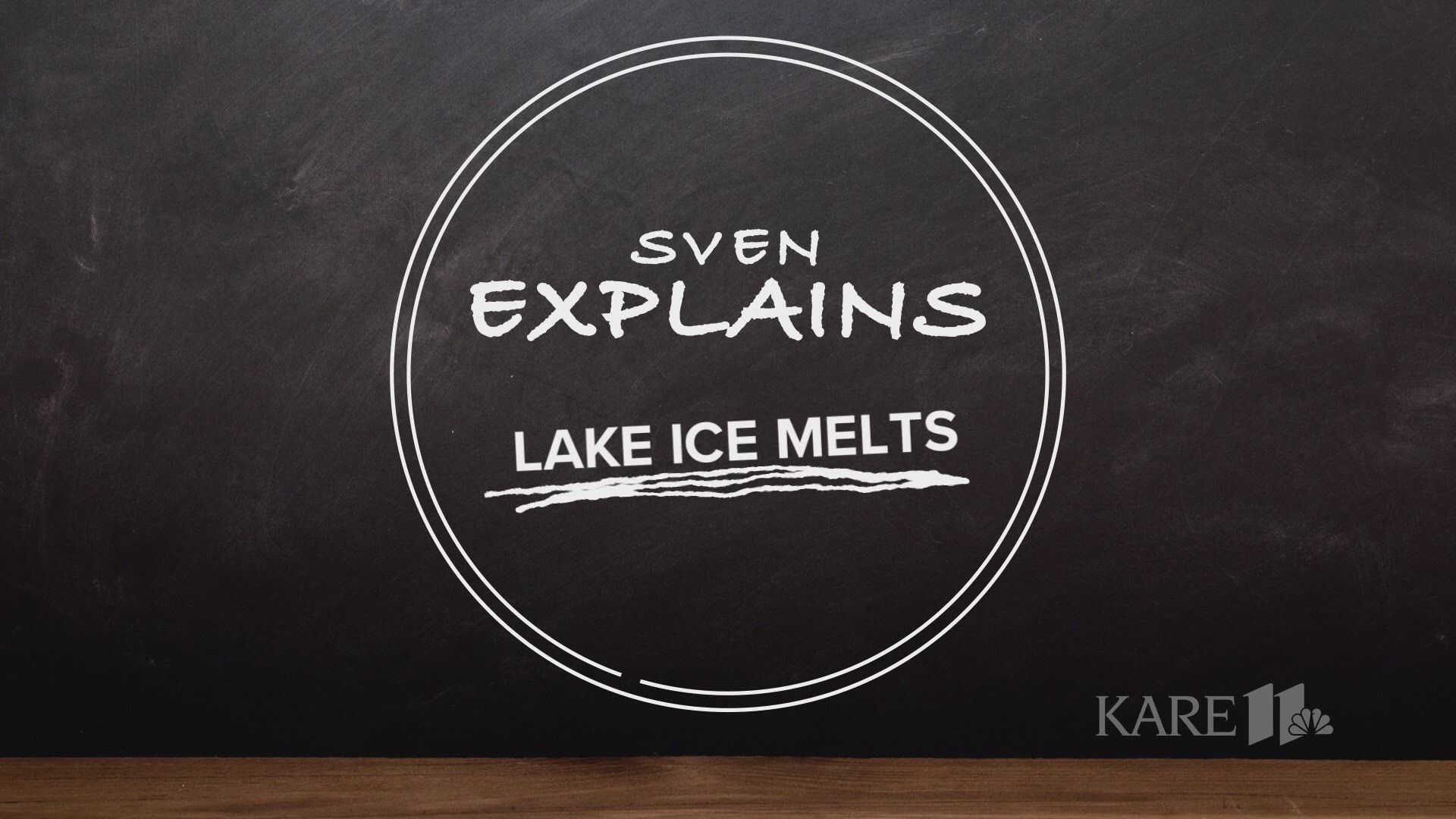 As you've seen with our ice-out coverage, there's a lot more to ice melting on lakes than just getting good sun.