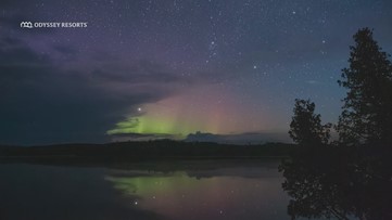 WATCH: Lightning and Northern Lights dazzle over Lake Superior