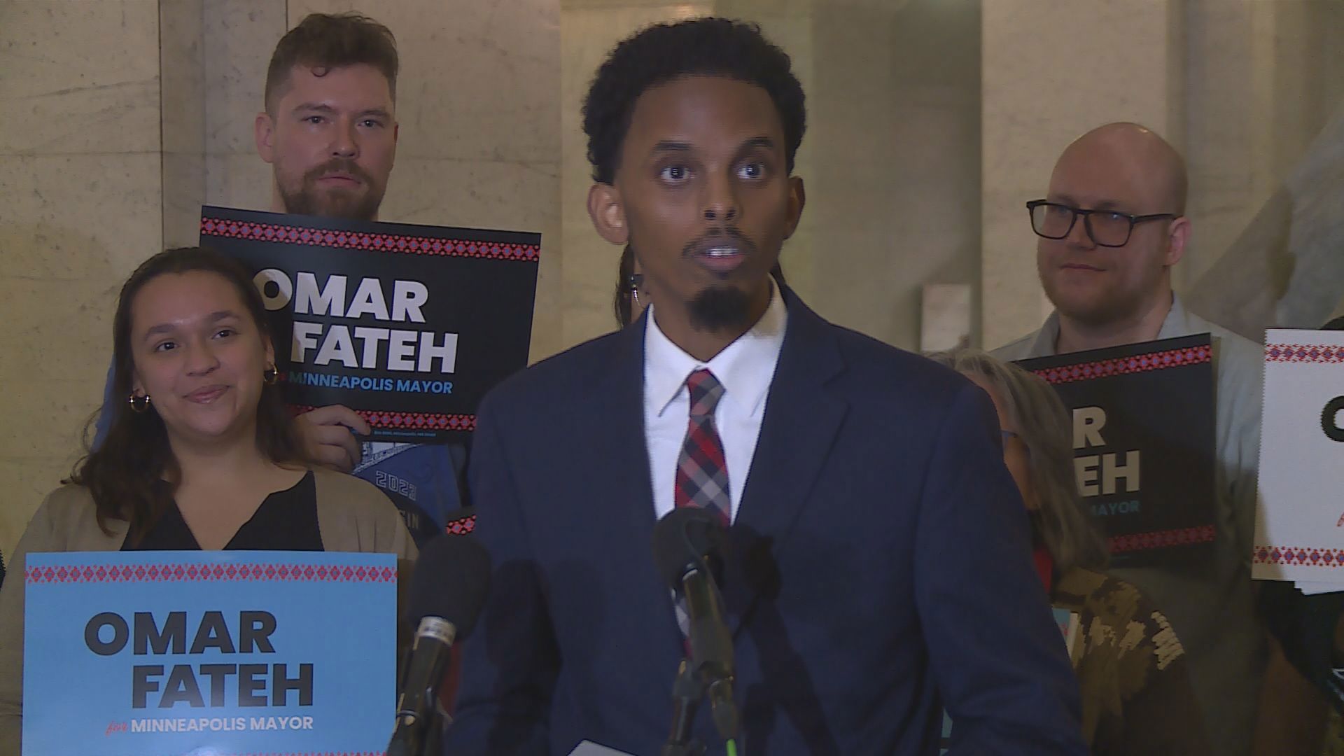 The first Somali American elected to the Minnesota State Senate now has his eyes set on the Minneapolis Mayor's office. Here is Omar Fateh's announcement.