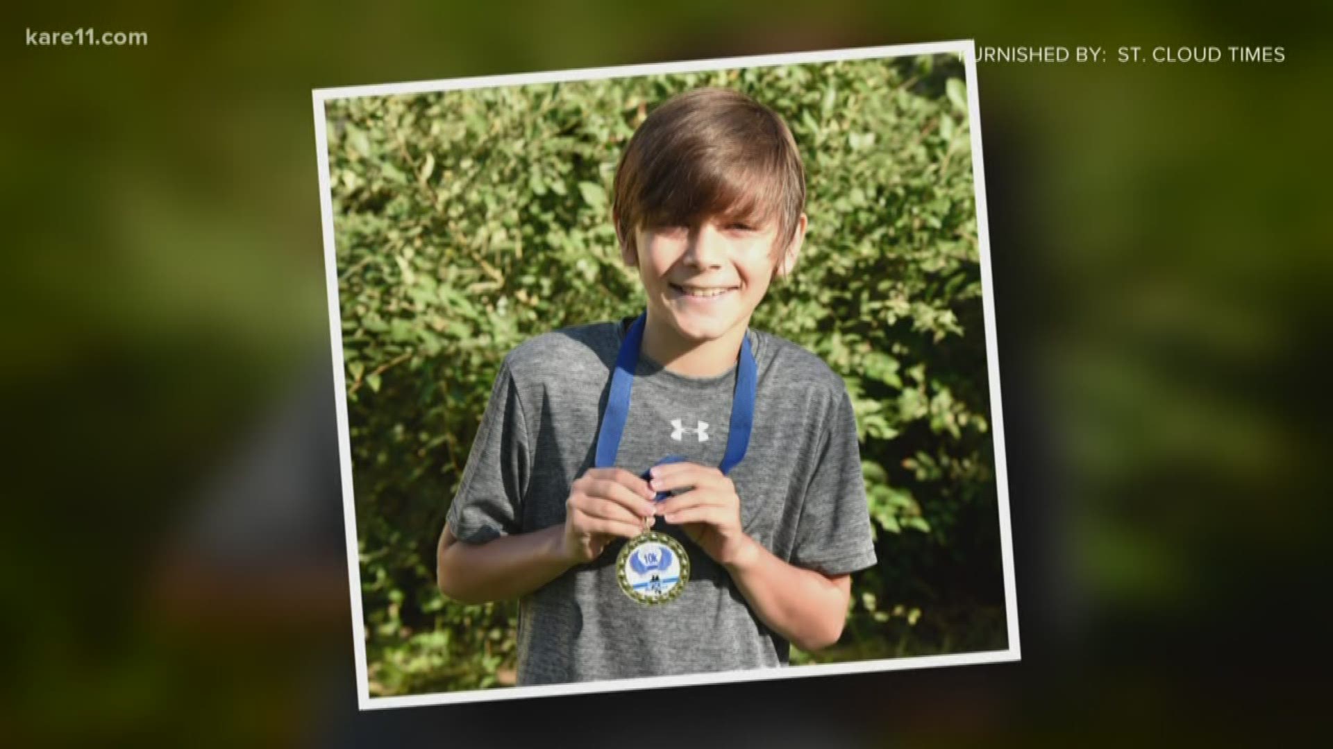 Race organizers told 9-year-old Kade Lovell's mother he finished in first place and she thought they meant in his age group. But he was first-place overall.