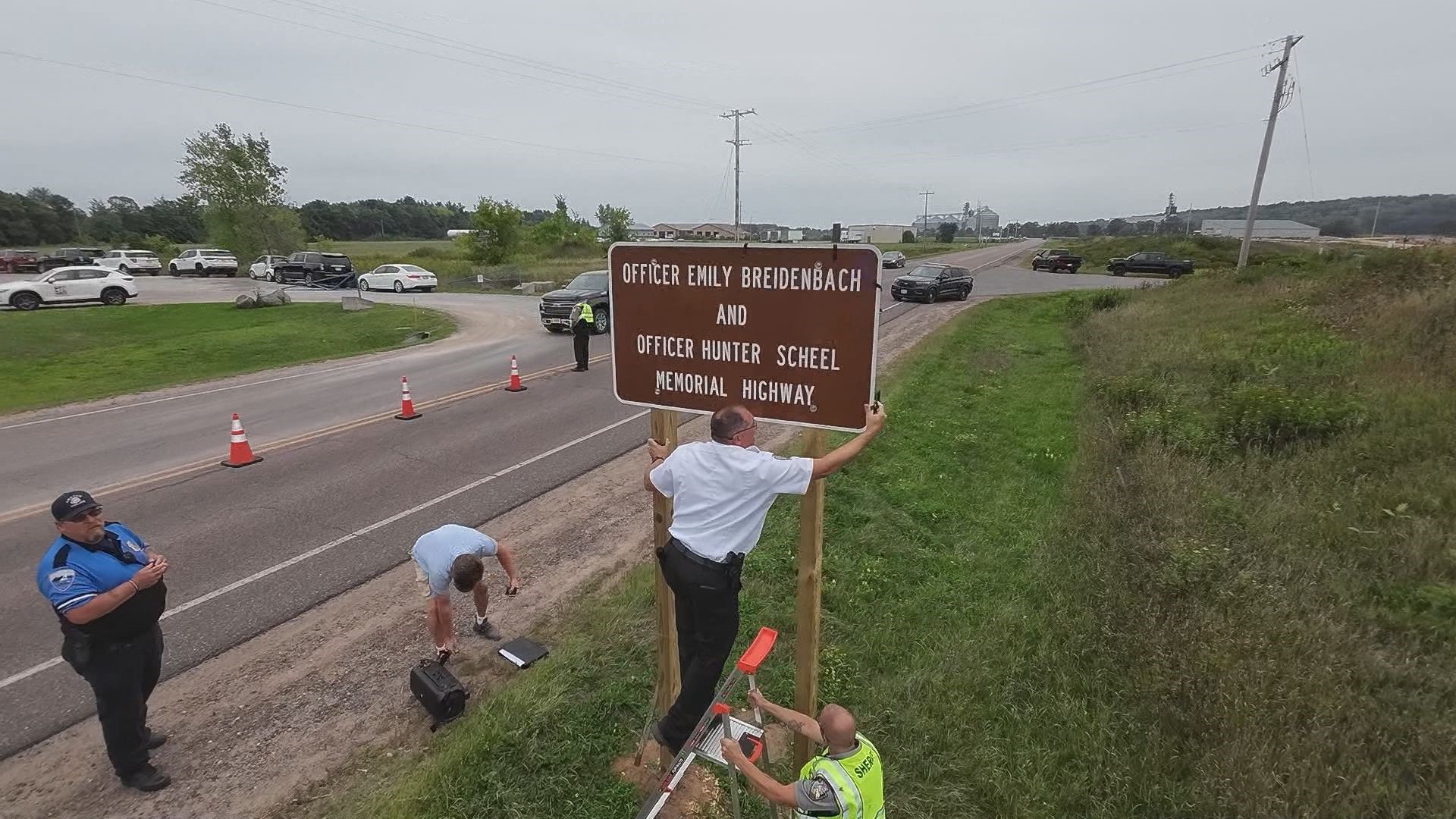 The former County SS, which connects the communities of Cameron and Chetek, now carries the names of the two officers who will never be forgotten.