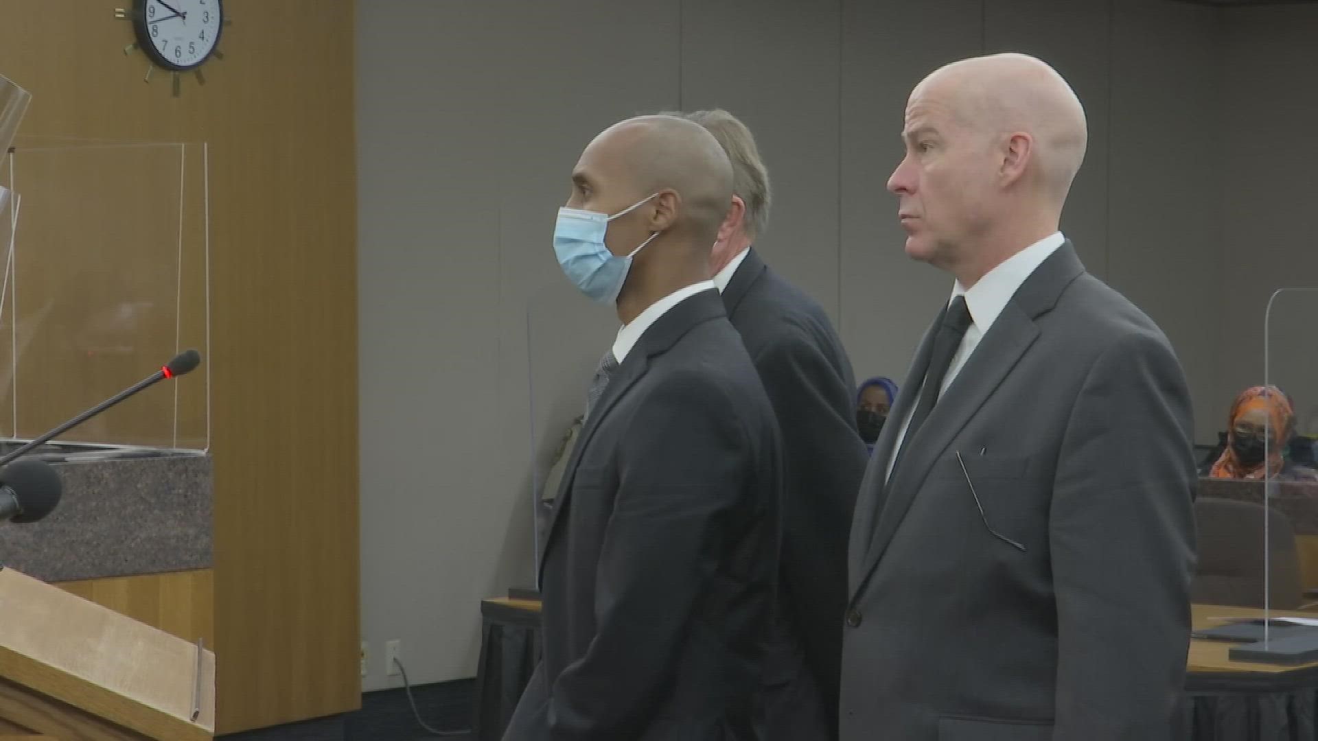 Judge Kathryn Quaintance listened to victim statements and attorney arguments, then sentenced Mohamed Noor to 57 months in prison.