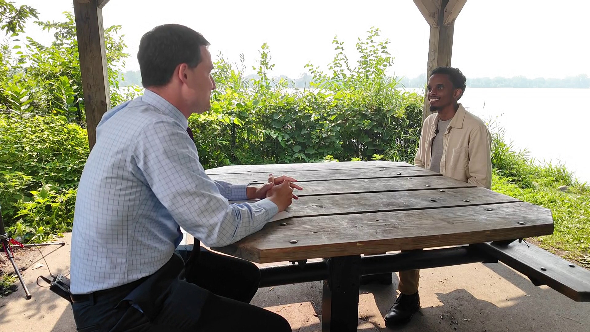 KARE 11 political reporter Danny Spewak spoke with State Sen. Omar Fateh (D-Minneapolis) about his bid for incumbent Mayor Jacob Frey's office.