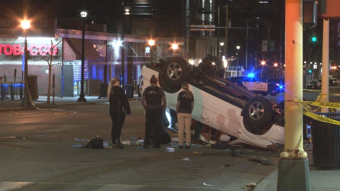 Fatal crash in Minneapolis closes intersection, damages building