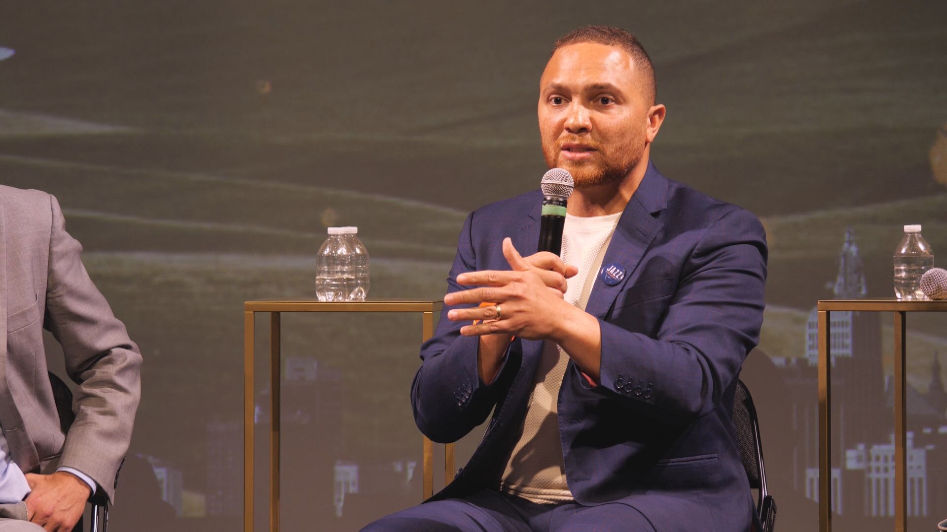Hampton, an attorney and small business owner, is one of several people challenging Mayor Frey this November.