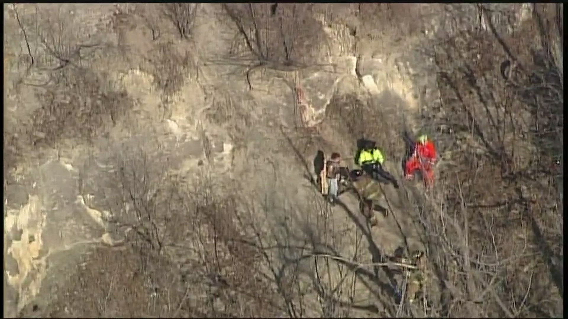 Eight teens were taken into custody after a St. Paul Fire Department technical rescue team was forced to pull them from a cave on the banks of the Mississippi.