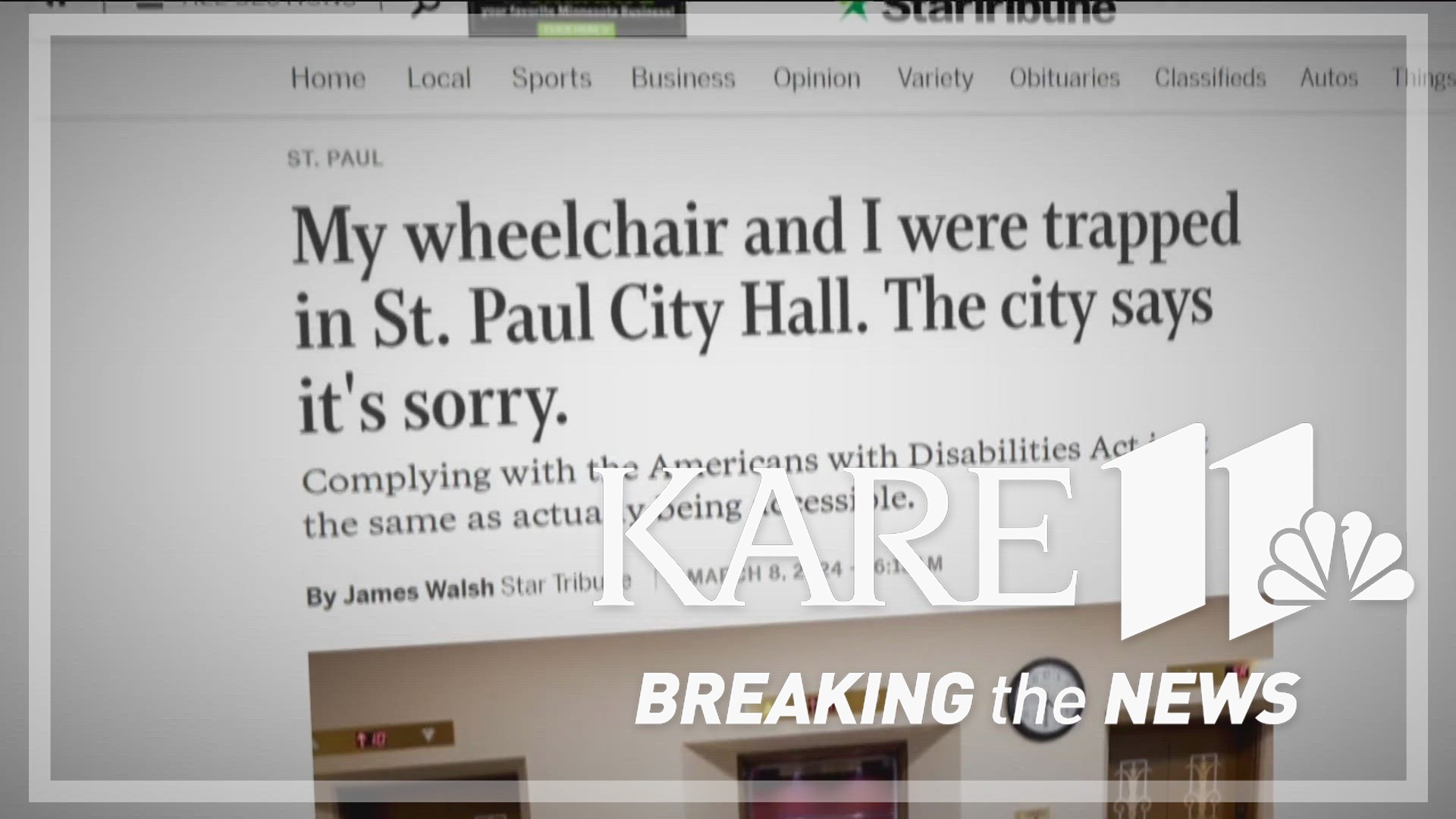 Star Tribune reporter James Walsh tells the story about getting stuck in St. Paul City Hall back in January while covering a late city council meeting.