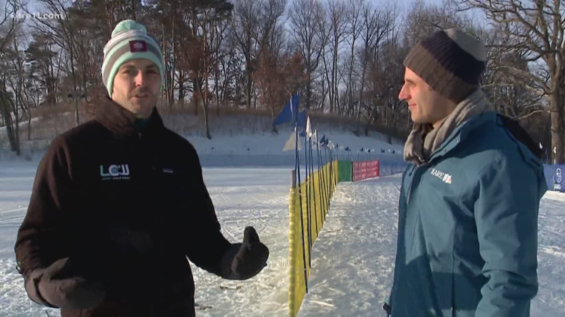 KARE 11's Kris Laudien keeps exploring the chilly fun of Minnesota at one of the area's most popular winter events: The City of Lakes Loppet in Minneapolis. https://kare11.tv/2G135gP