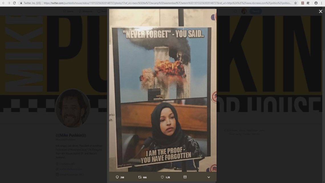 Poster Of Ilhan Omar Sparks Controversy
