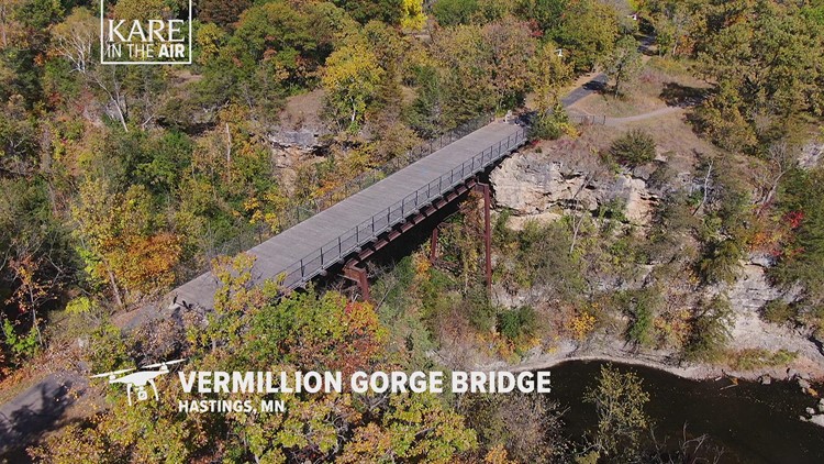 KARE in the Air: Vermillion Gorge Bridge