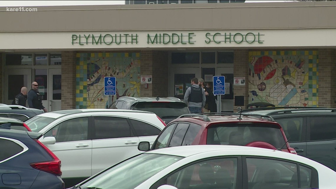 Students return to inperson classes at Plymouth Middle School