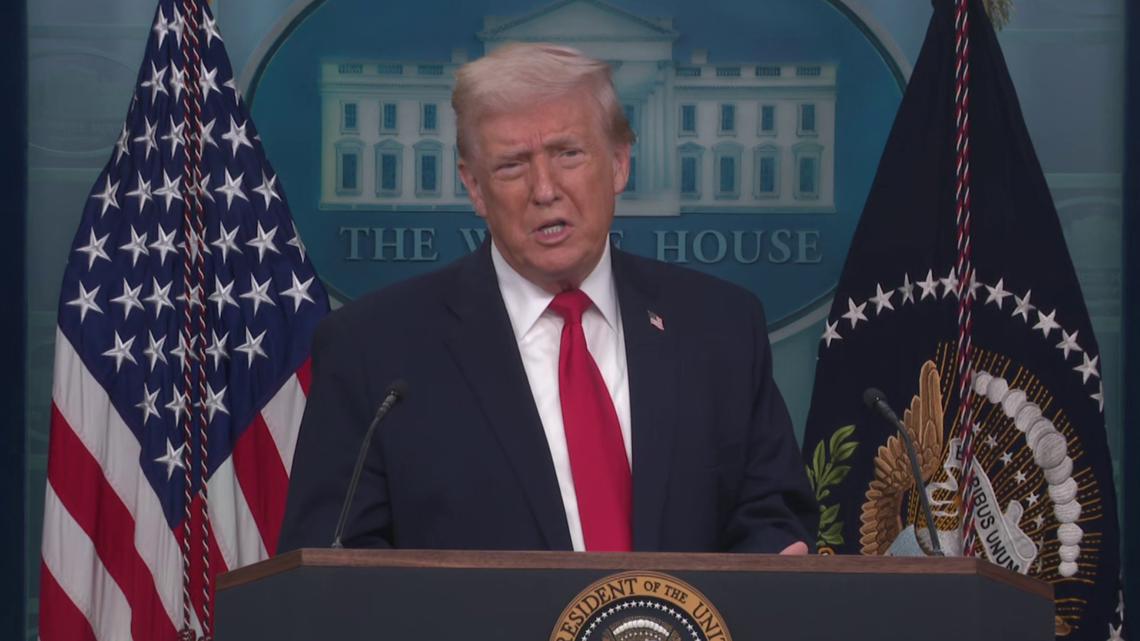 Trump targets Minnesota as he marks one year of second term