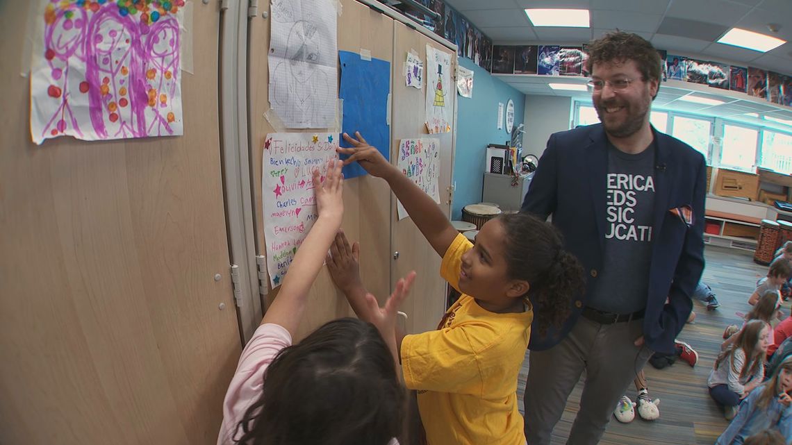 The 2026 Minnesota Teacher of the Year is David Davis, a music teacher at Park Spanish Immersion Elementary in St. Lo...