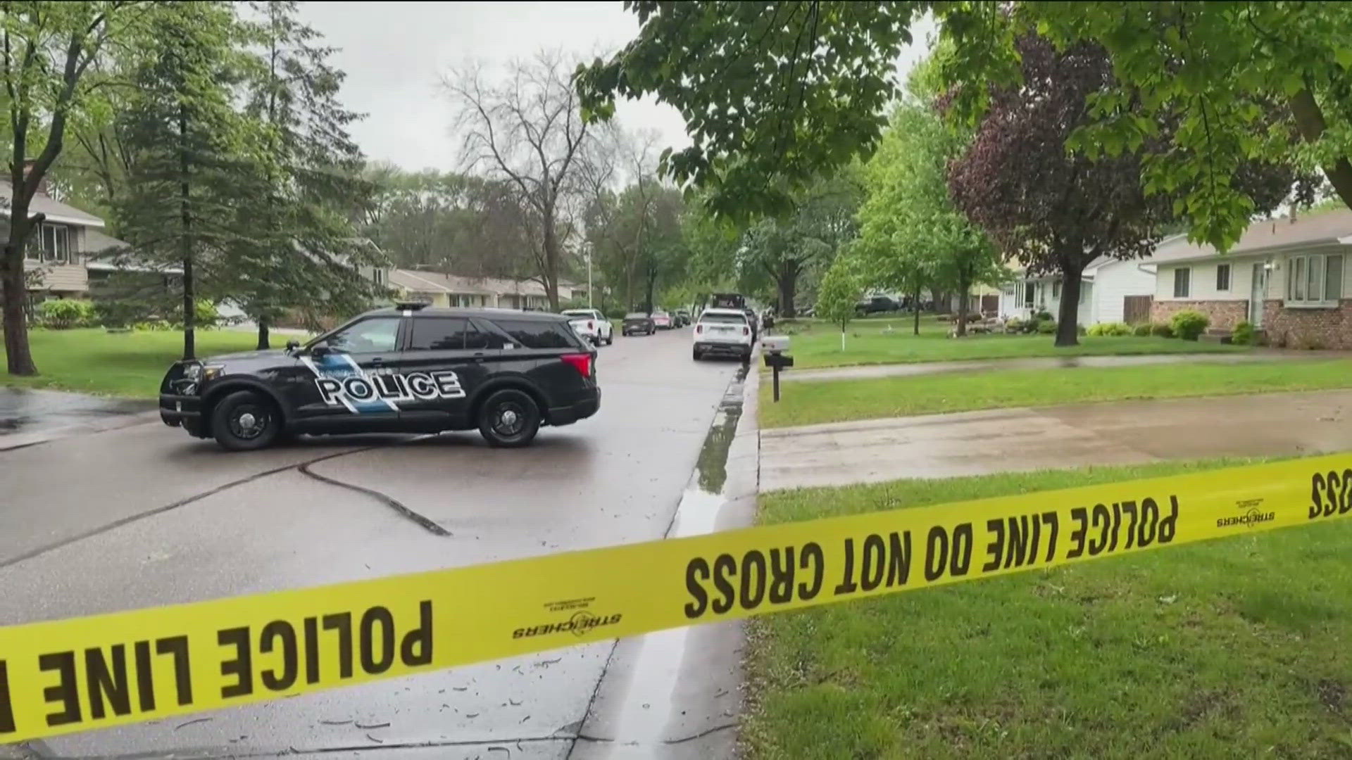 Upon arrival, the officers allegedly heard a woman screaming before leaving the home with a second man who was in the residence.