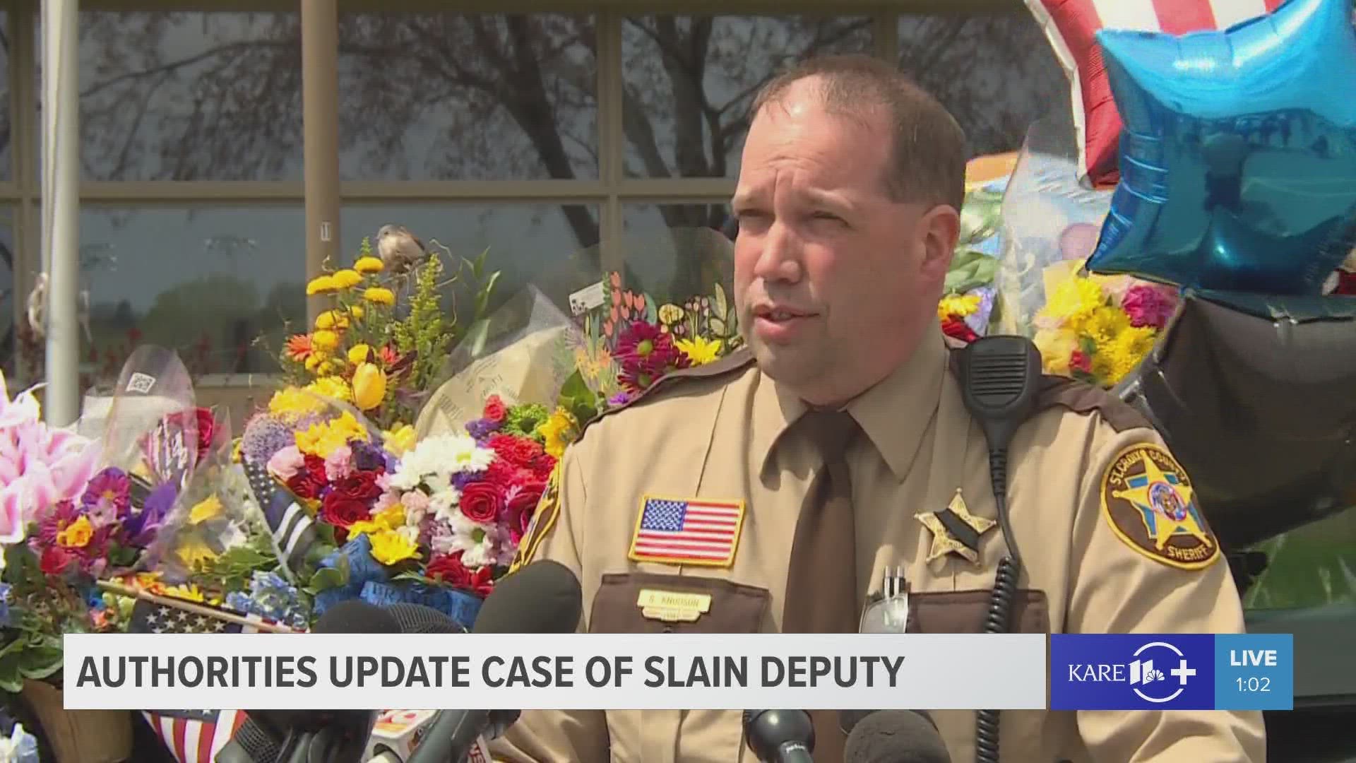 St. Croix County Sheriff Scott Knudson was at turns emotional, angry and exhausted when describing the loss of slain deputy Kaitie Leising.