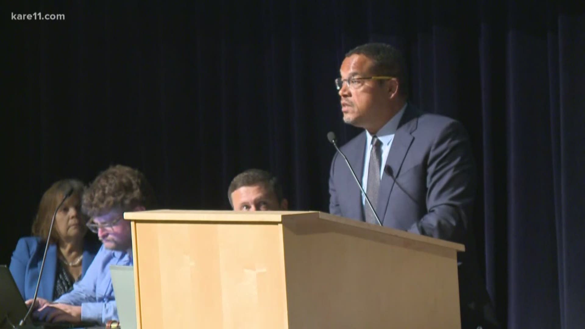 Minnesota Democrats are standing behind Rep. Keith Ellison and his bid for state attorney general, despite an allegation of domestic abuse from an ex-girlfriend. https://kare11.tv/2nPyc3S