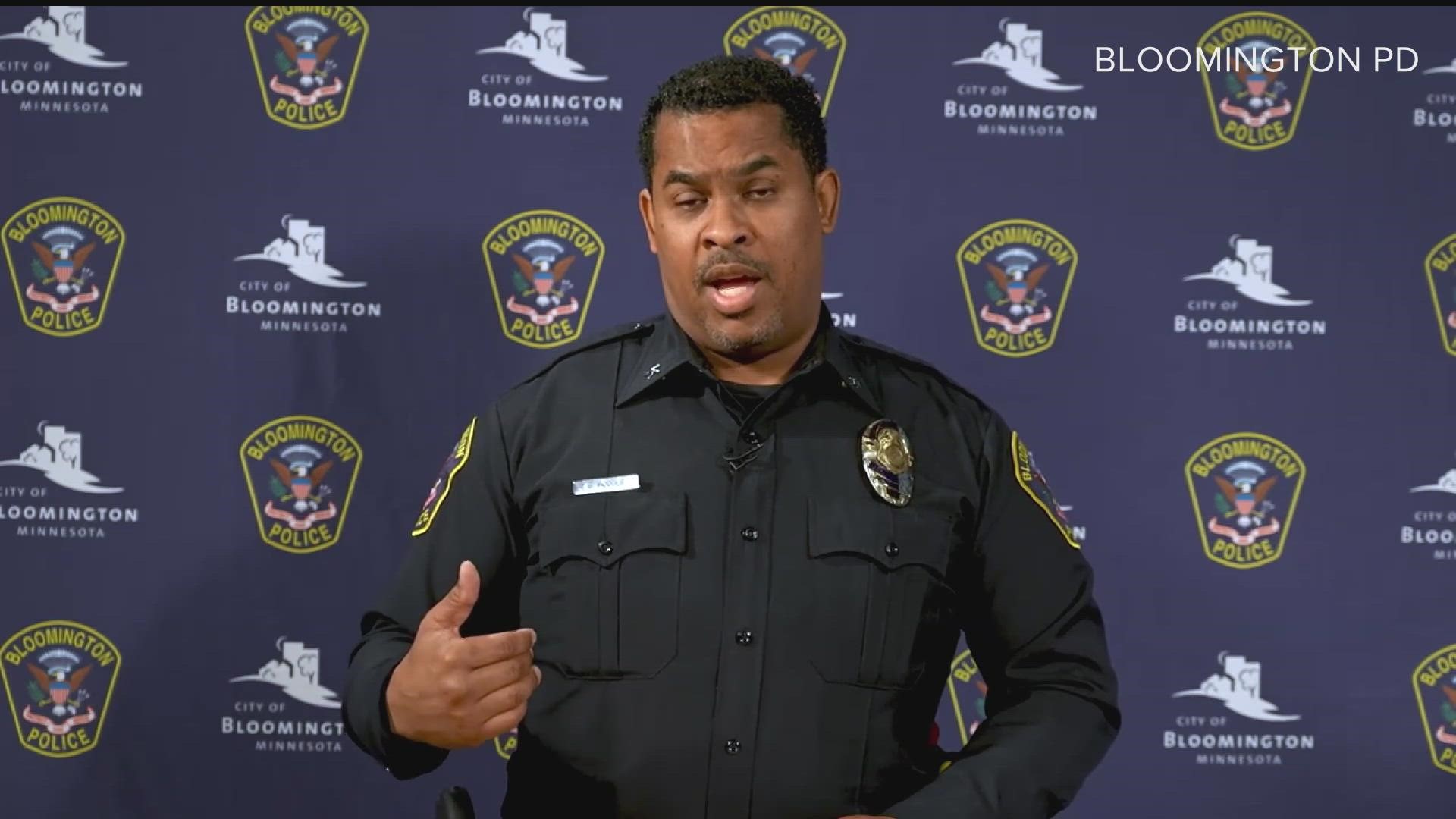 In a video update Thursday Police Chief Booker Hodges described the people inside the vehicle as a father, his son and a business associate.