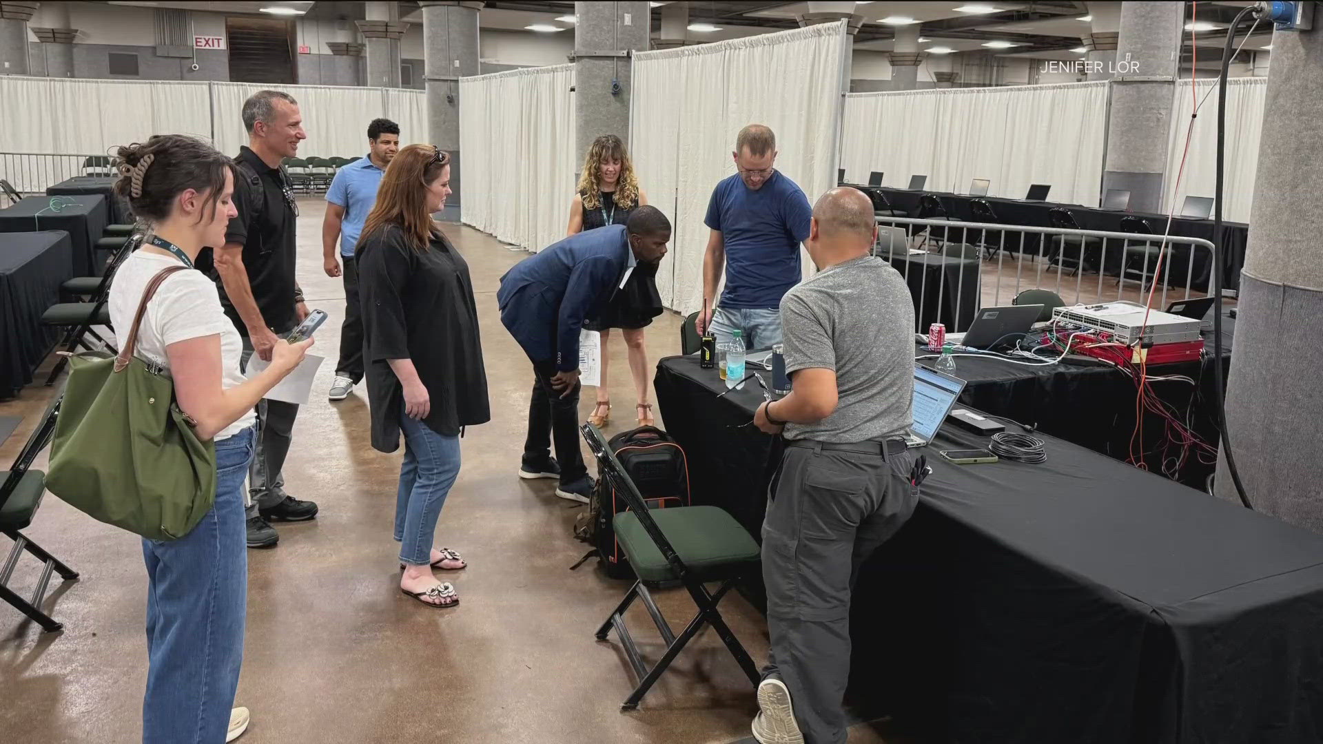 Over the next few days, about 3,500 city employees will be required to do an in-person password reset and device security check. 