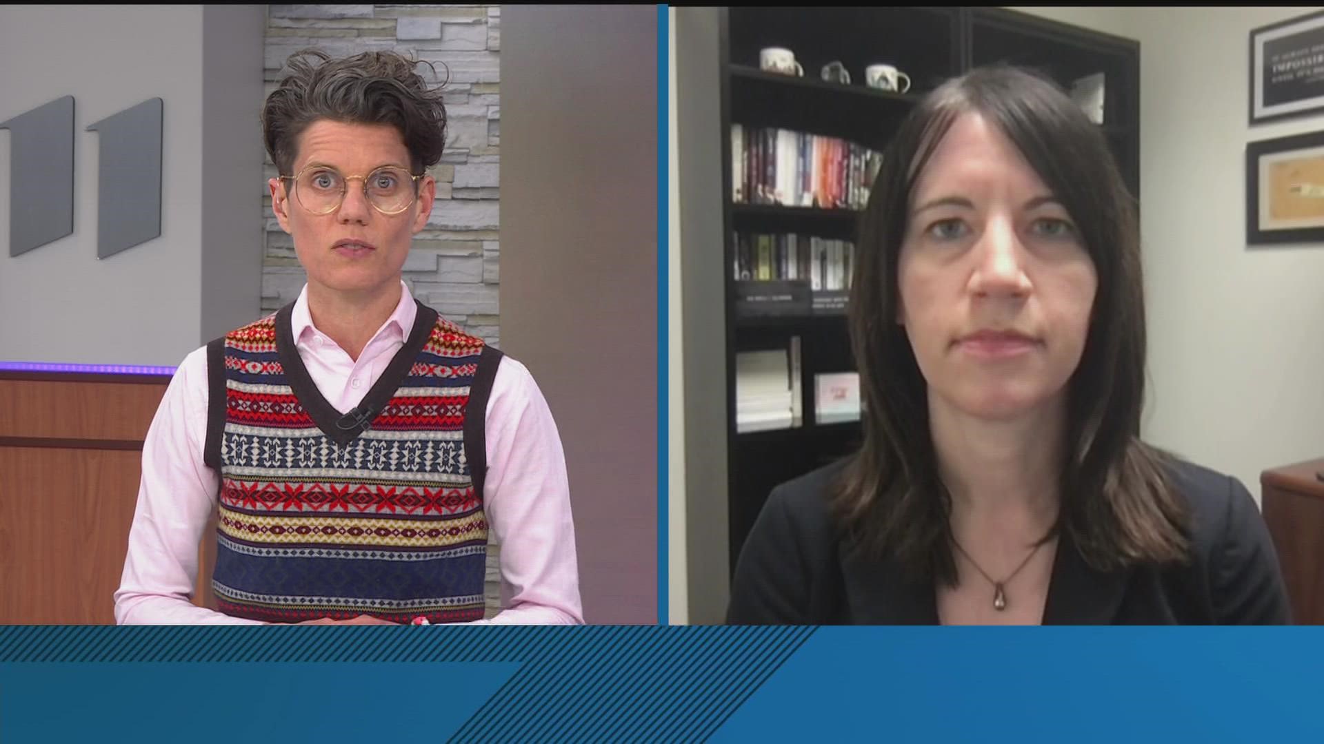 University of St. Thomas Professor Rachel Moran focuses her teaching and study on police accountability, and joined KARE 11's Jana Shortal on Breaking the News.