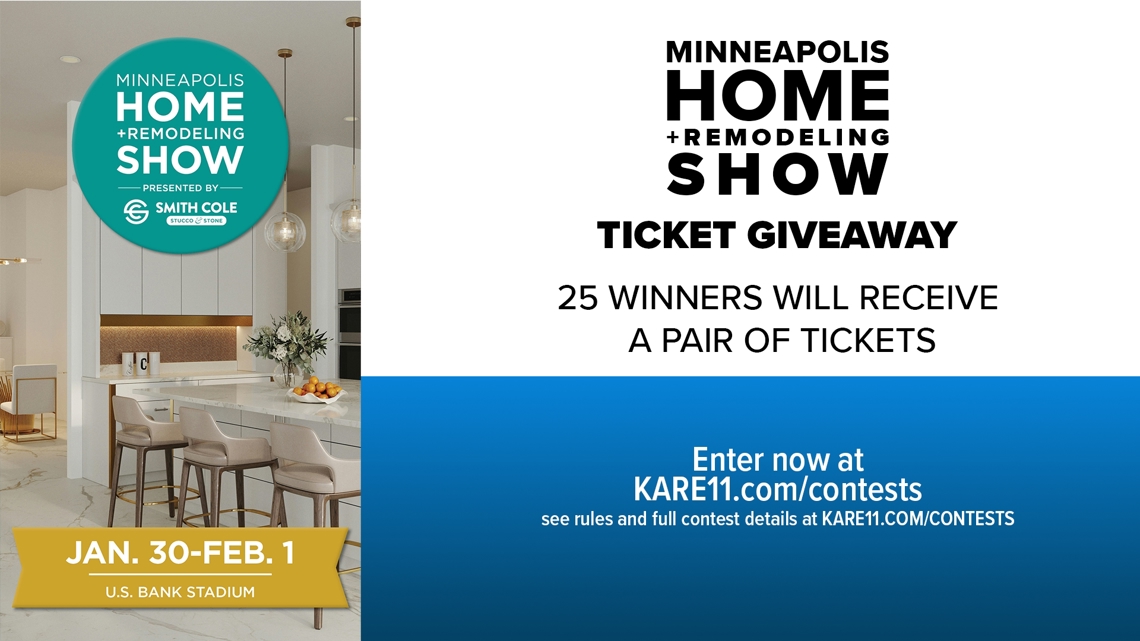 Minneapolis Home + Remodeling Show Ticket Giveaway