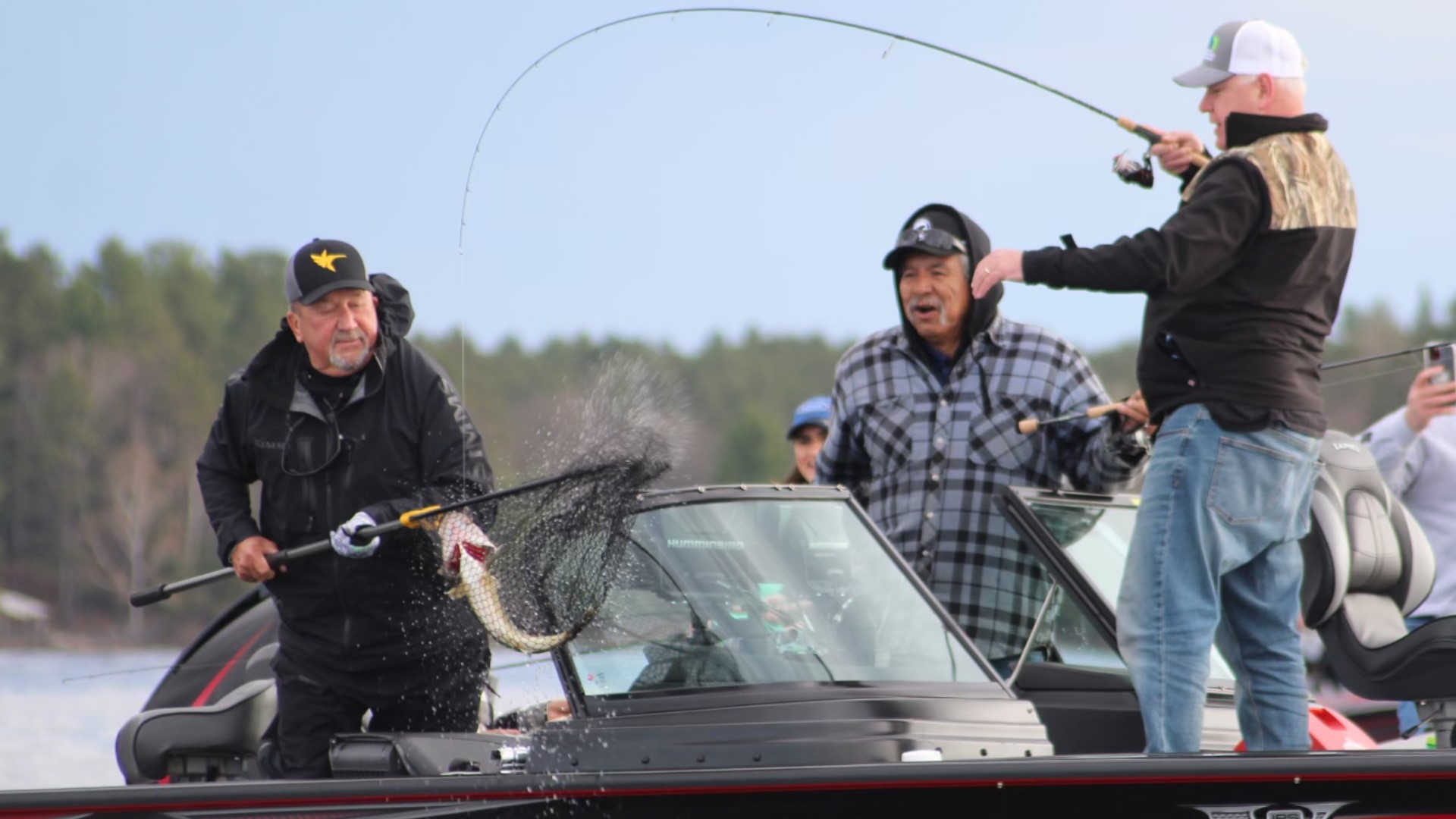 Gov. Walz, Lt. Gov. Flanagan open fishing season in northern MN