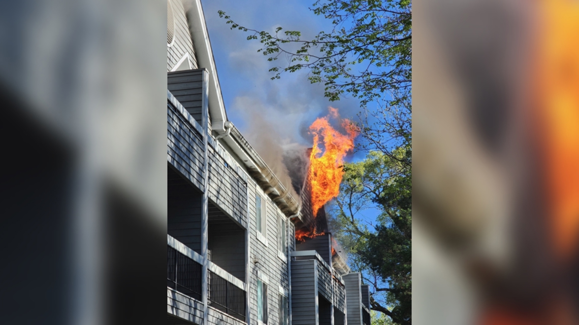 Several rescued from apartment building fire in Bloomington