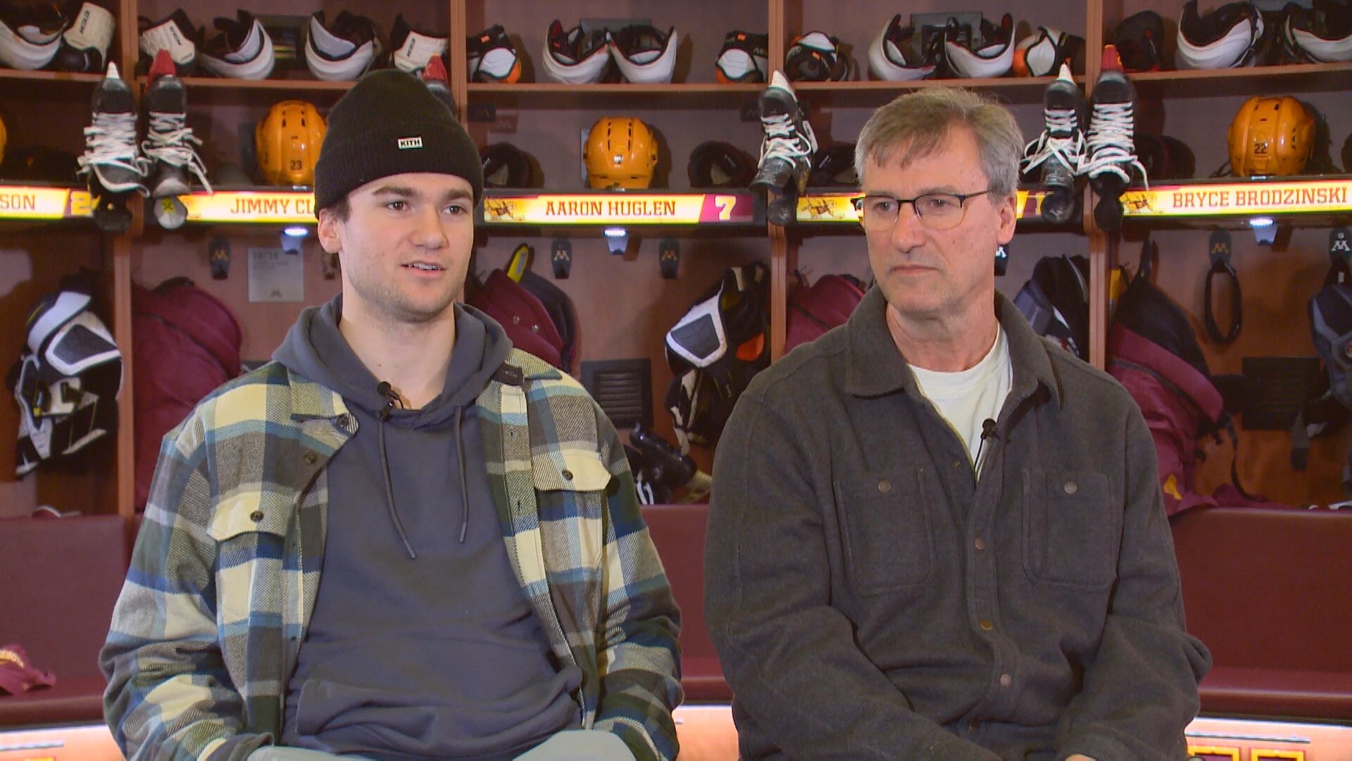 Jimmy Snuggerud, and father Dave, speak about their time playing with the Gophers men's hockey team.