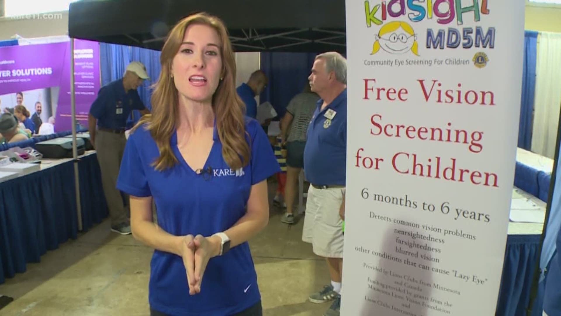 The free screenings cover children who are between the ages of 6 months and 6 years of age.
