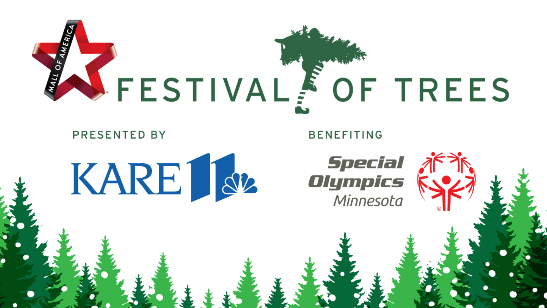 Check out MOA's Festival of Trees benefiting Special Olympics MN