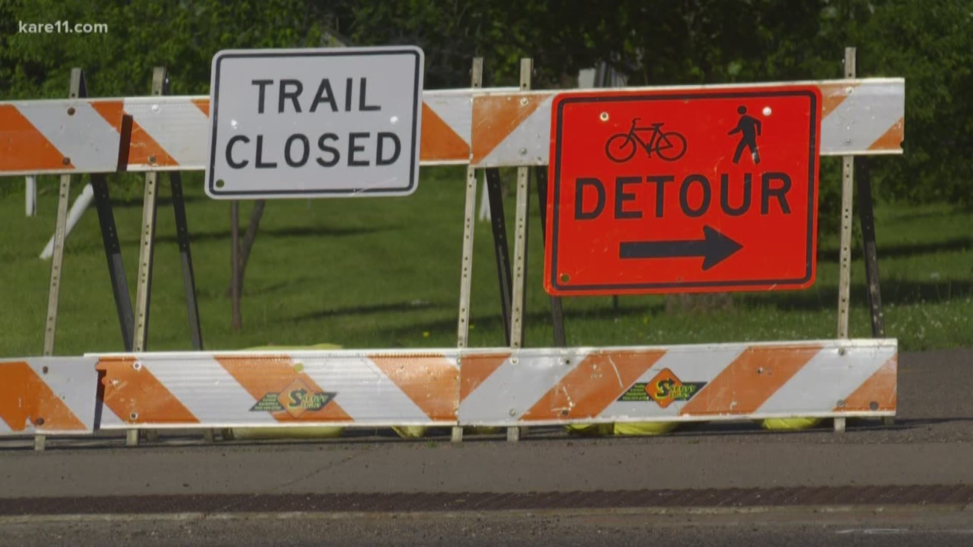 Parts of Cedar Lake Trail and Kenworth Trail have been shut down since mid-May for construction of the Southwest LRT.