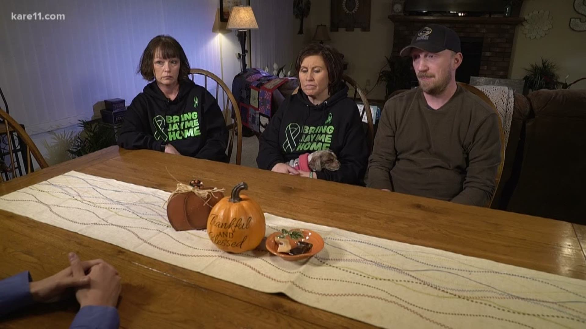 We're hearing from Jayme Closs' extended family ahead of the first holiday since Jayme disappeared and her parents were killed.