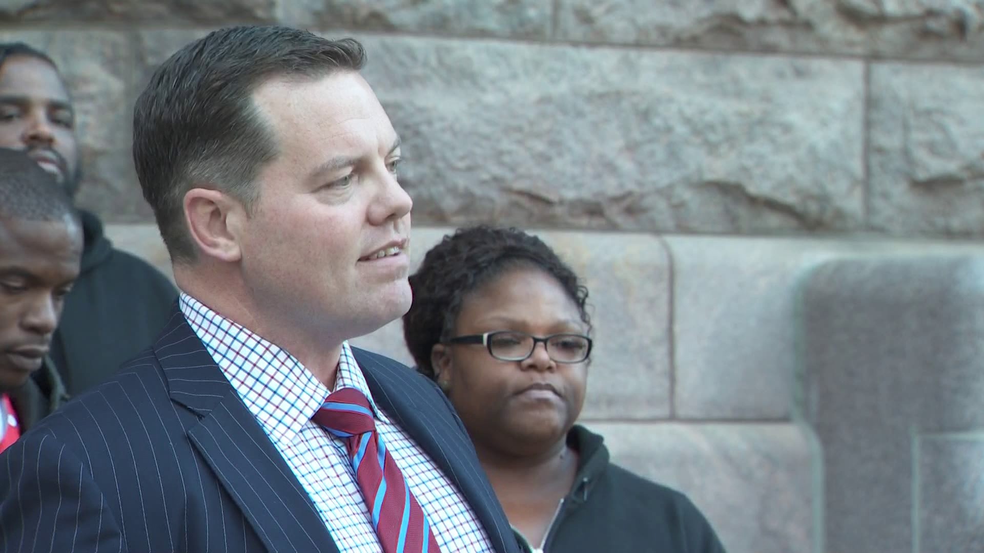 The attorney representing Leneal Frazier's family speaks following MPD officer Brian Cummings' first court appearance.