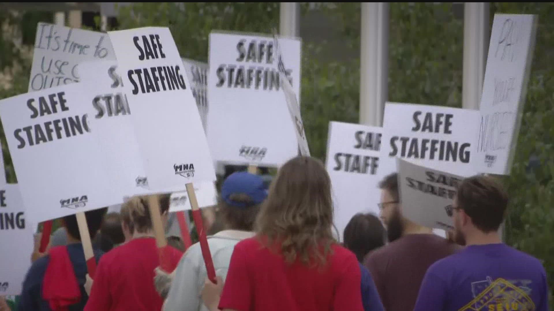 The latest negotiations come after months of back and forth on new contracts between the Minnesota Nurses Association and several hospital groups.