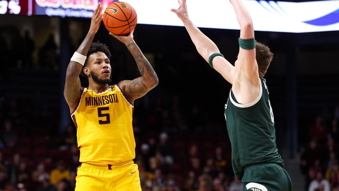Minnesota upsets No. 10 Michigan State 76-73, fending off late Spartans surge to stop 7-game skid