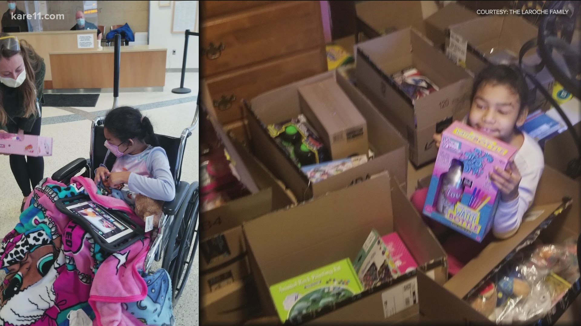 This 9-year-old girl held a toy drive, gathering more than 500 toys for kids at Masonic Children's Hospital