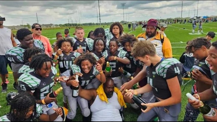 North Minneapolis youth football team celebrating national win -  5  Eyewitness News