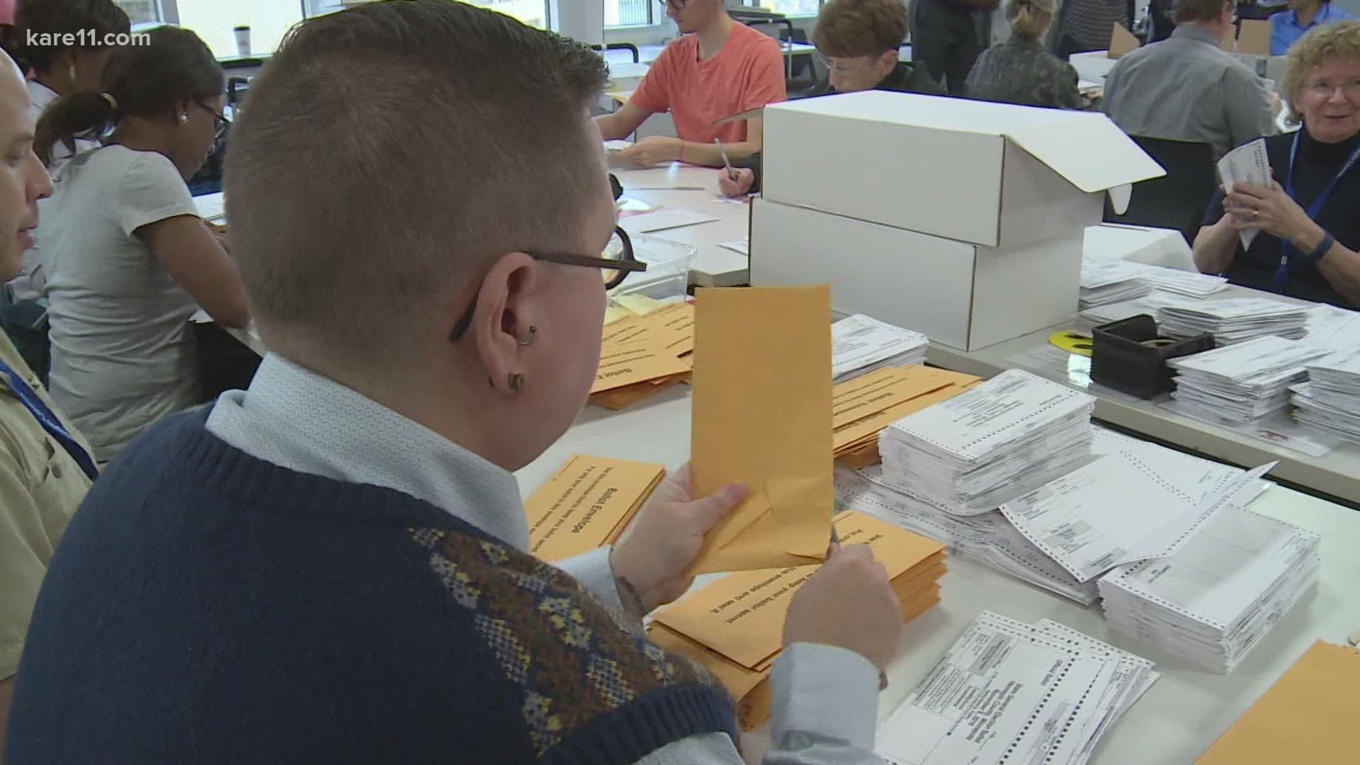 A number of security measures are in place to keep ballots safe from theft or double voting.