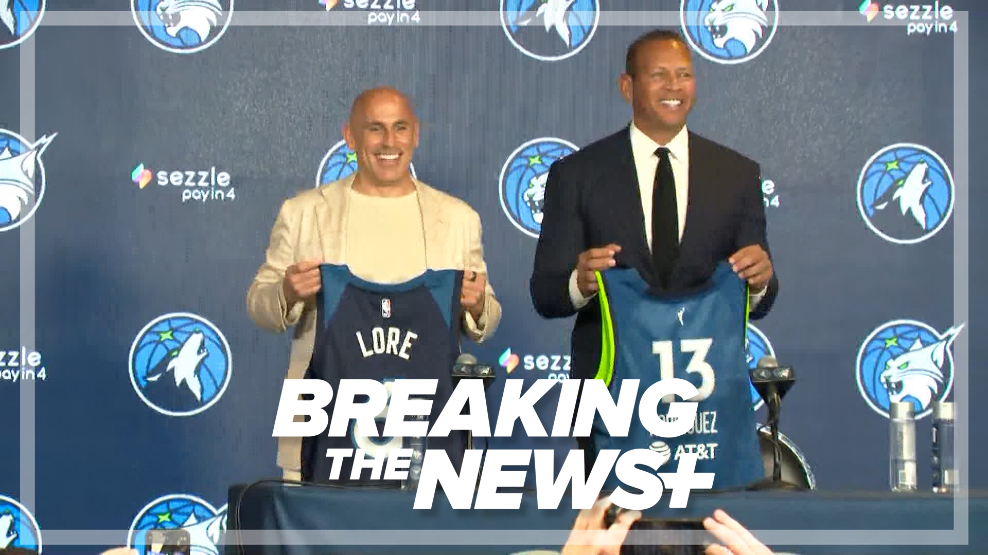 The official press conference introducing Alex Rodriguez and Marc Lore as the new owners of the Wolves and Lynx.