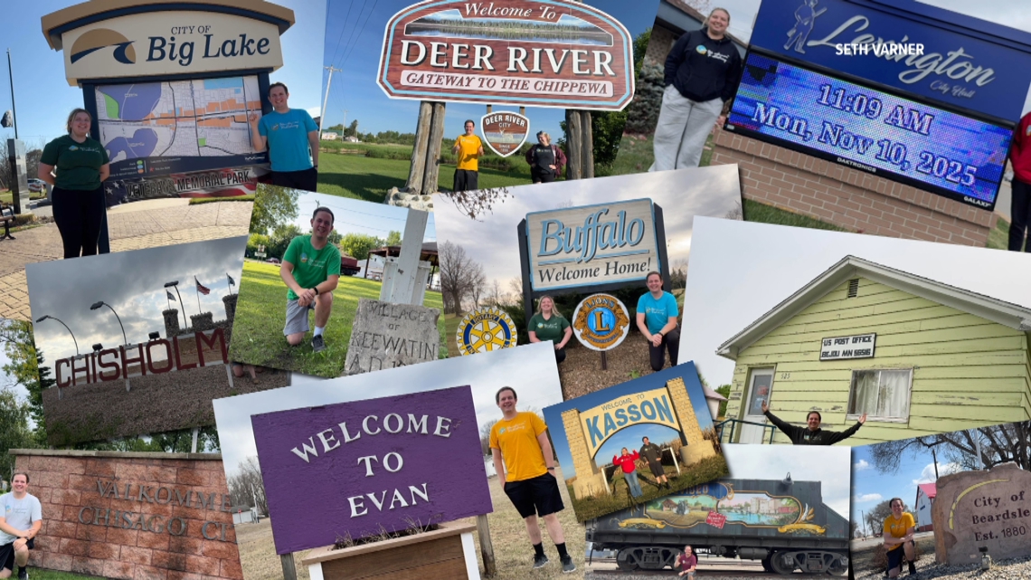 'Every town has a story': Man visits all 850+ cities in Minnesota