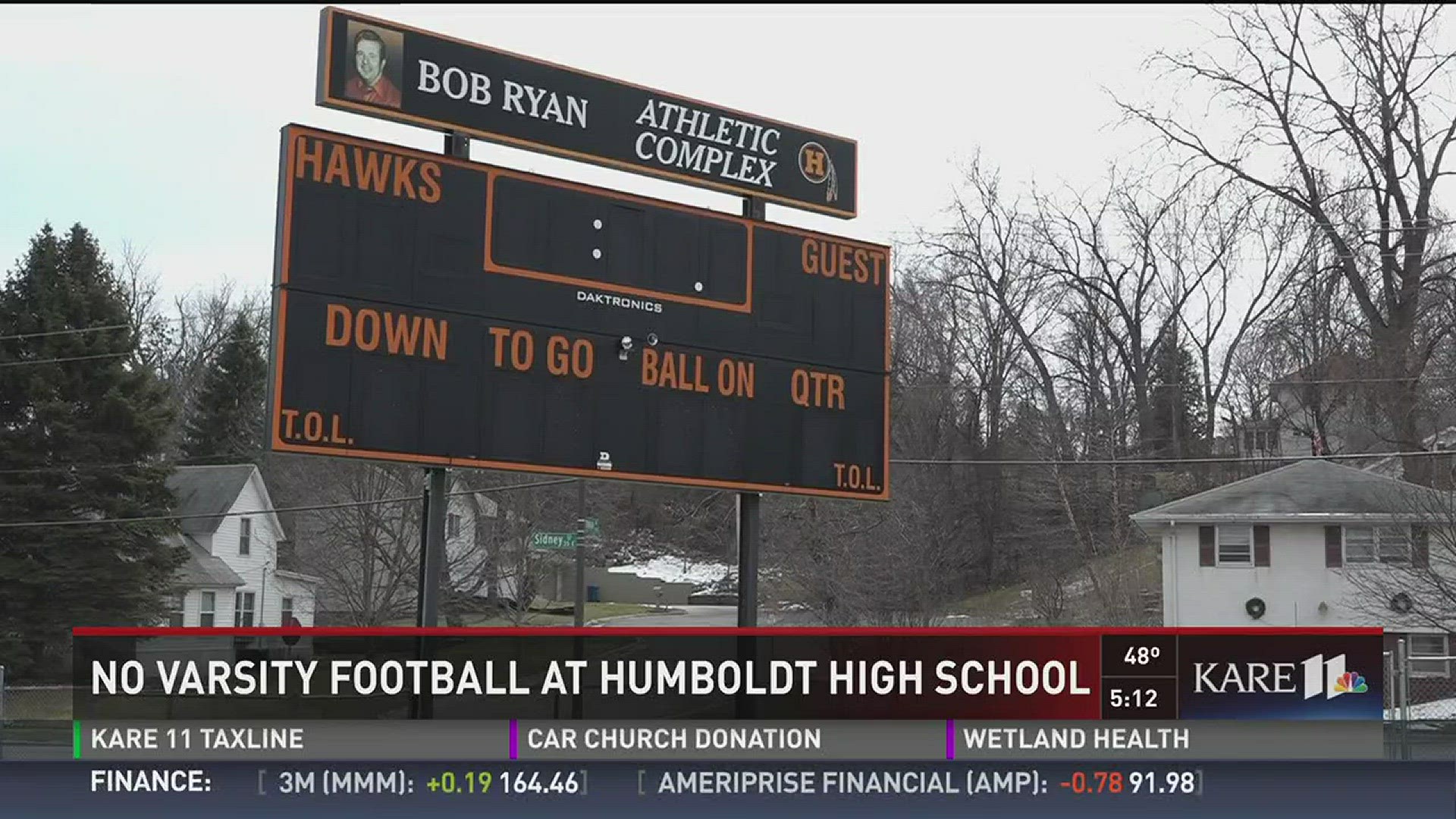 No varsity football at Humboldt High School