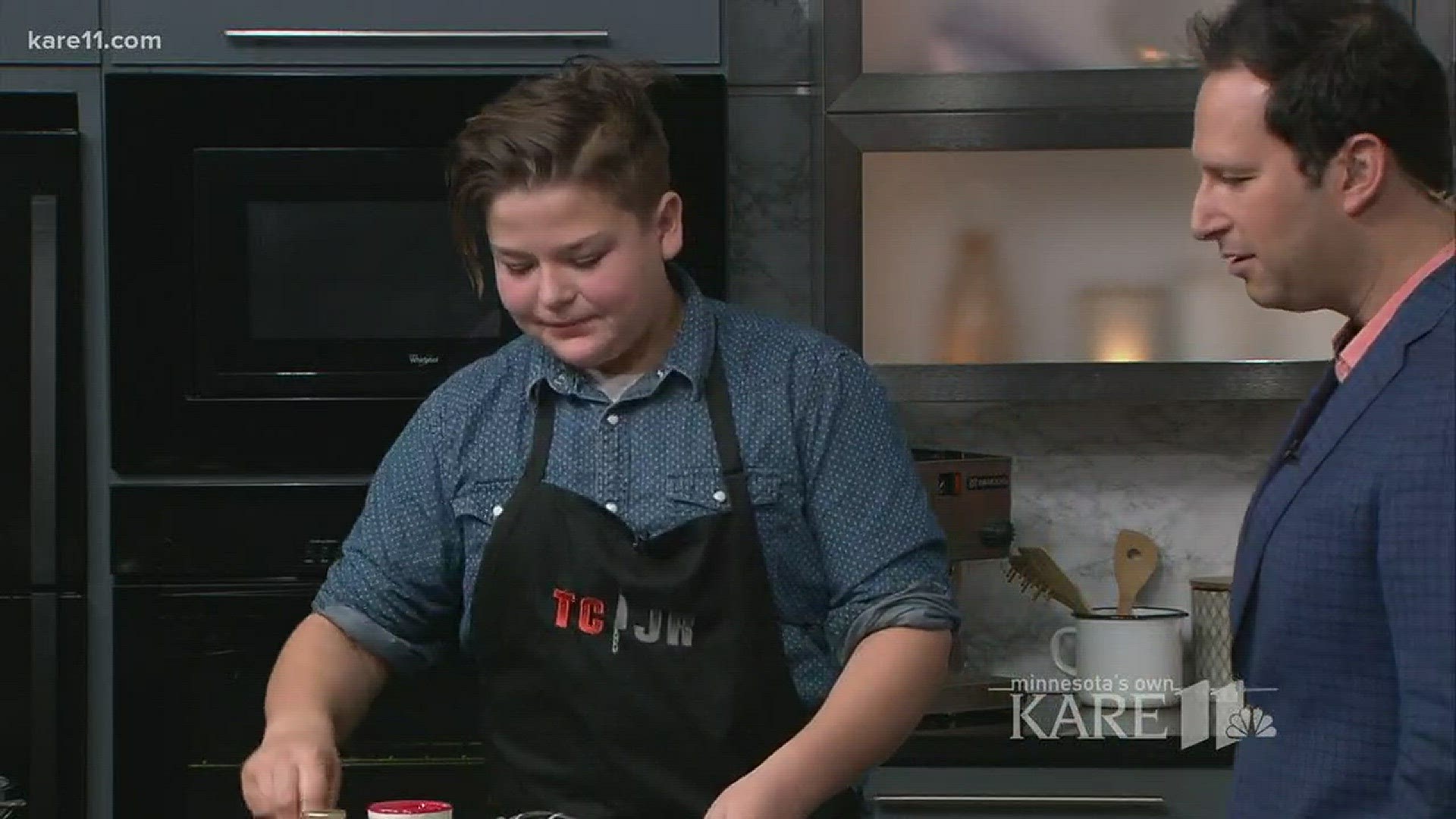 Milo Fleming, 13, shows off the cooking skills that landed him on Top Chef Junior. http://kare11.tv/2F6kDEo