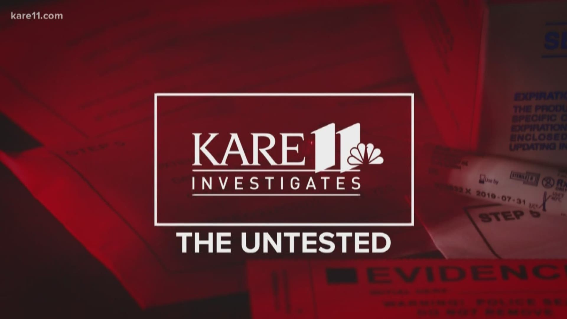 Records reviewed by KARE 11 reveal that law enforcement agencies across Minnesota are sitting on thousands of other rape kits still not tested.