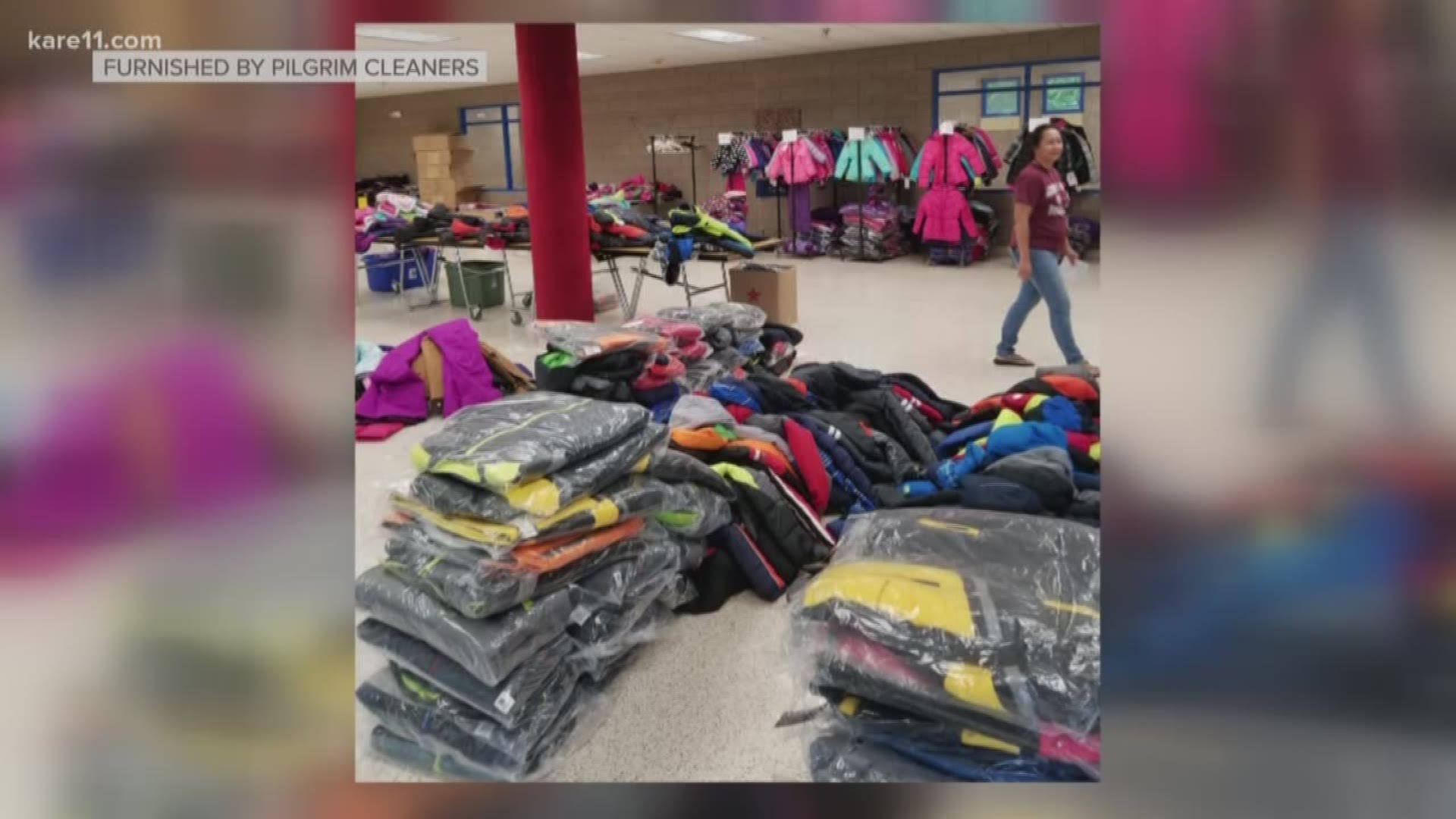 Pilgrim Dry Cleaners is holding its 33rd annual Coats for Kids drive. The staff members at Pilgrim donate their time to clean the coats after they are donated.