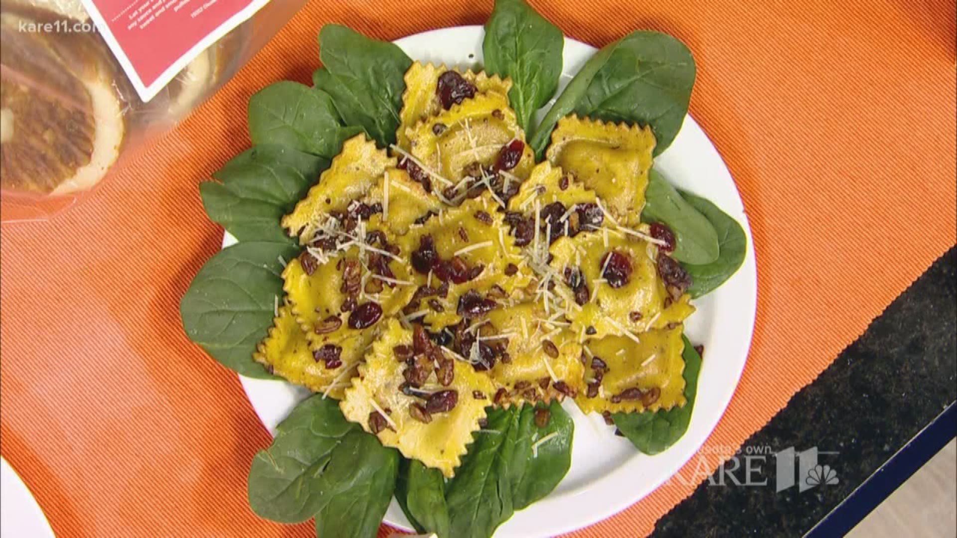 Darcy Olson with Let's Dish cooks up ravioli, pulled pork and a rice dish.