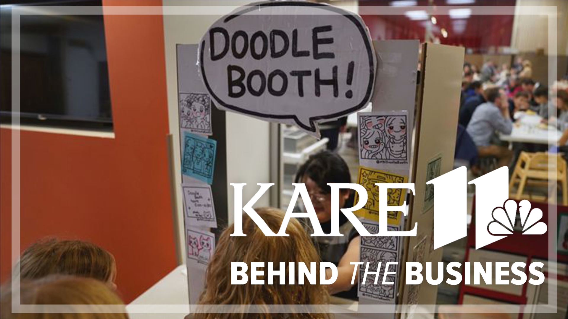 A Minnesota artist is popping up at events as a human photo booth. 